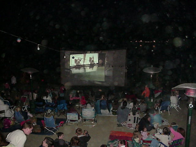 The Screen, The Lake and The Stars...